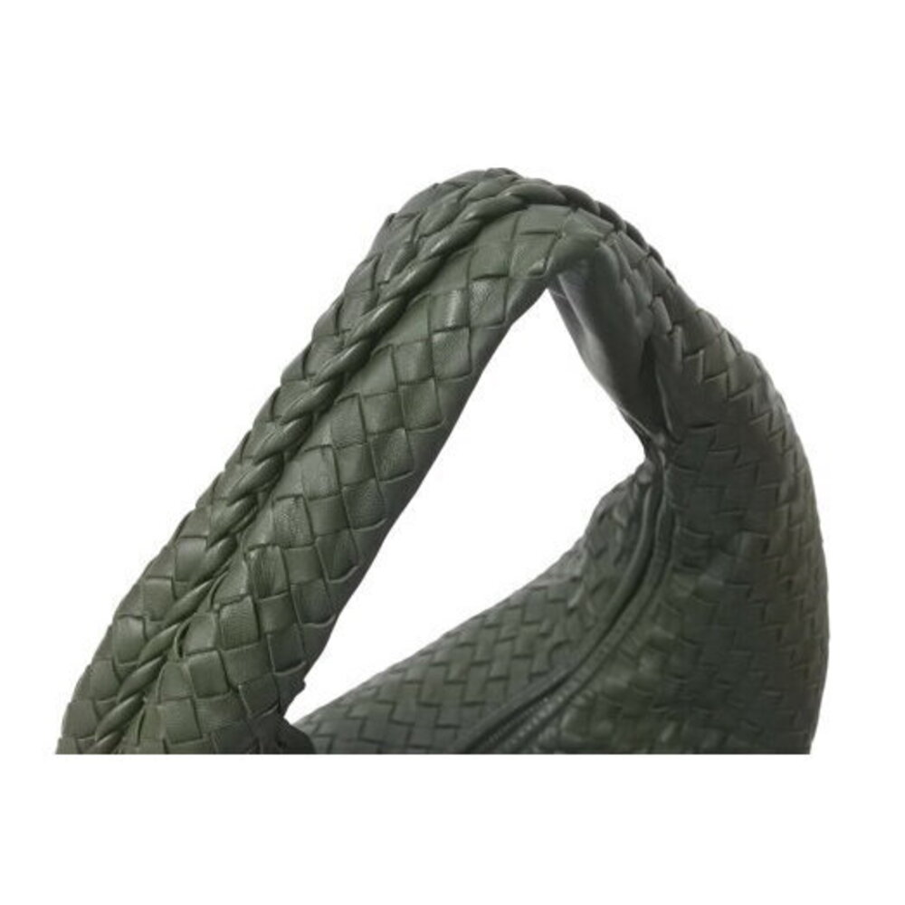 BOTTEGA VENETA Intrecciato Hobo Hobo Shoulder Bag Green Leather - Picture 5 of 8